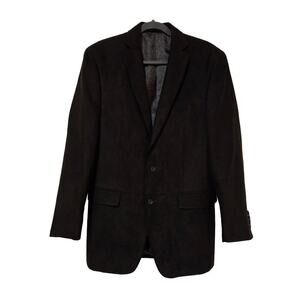 Ralph Lauren Mens Vintage Brown Suede Blazer Size 40L Rodeo Western Academia